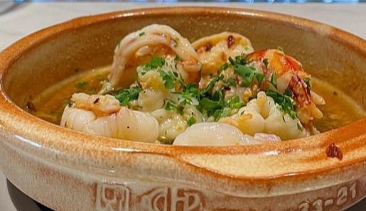 Meat skewer Tapas Pan & Vino